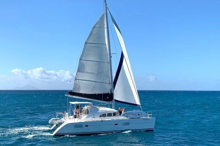 Sunkiss Full-day Private Catamaran Cruise Tour in Sint Maarten 