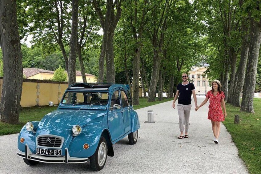 Private tour in the Médoc in a classic car