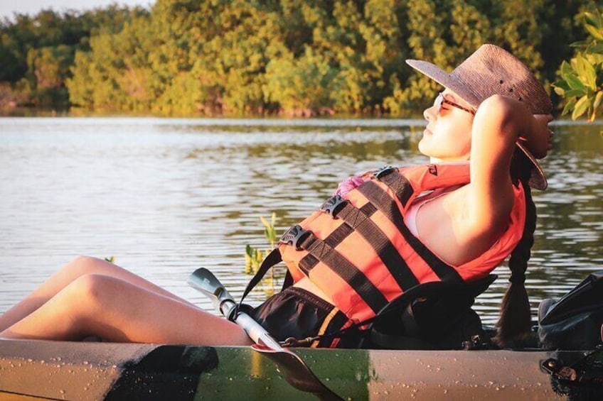 Guided Kayak Tour at Sunset in Cancun