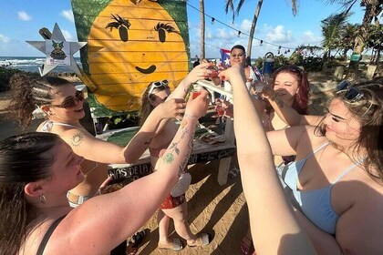 Pinones Bar Hopping Beach Food Tour & Caguas River Hidden Gem