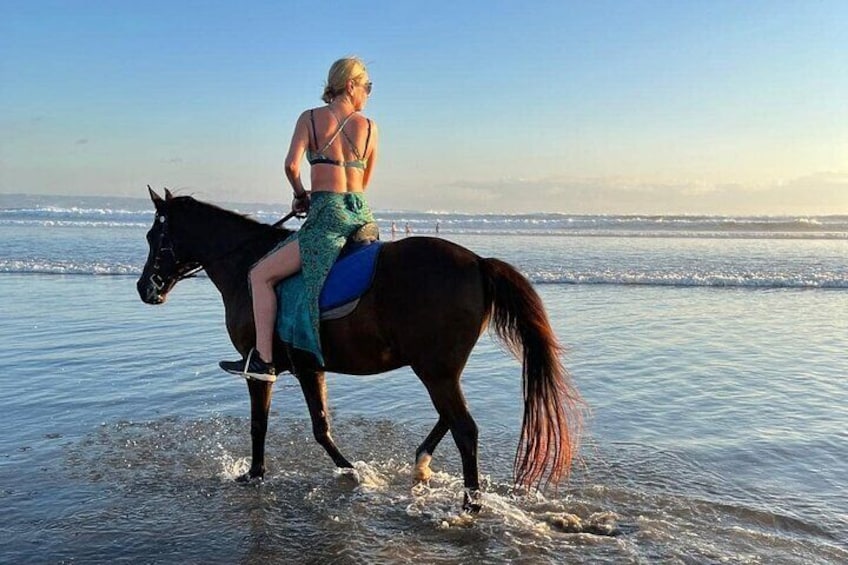 Bali Sunset Horse Riding seminyak beach