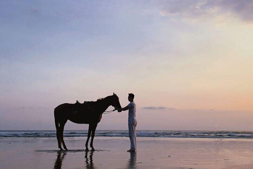 Bali Sunset Horse Riding seminyak beach
