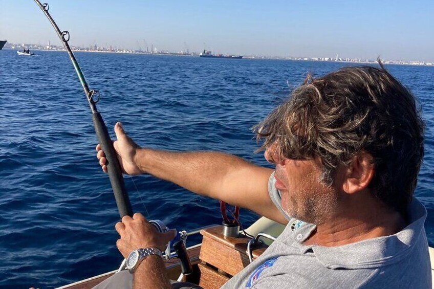  Private Experience - day of fishing on the Bari coast