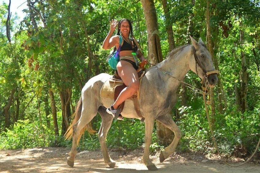 Tulum Ruins Exploration and Horseback Riding and Cenote Adventure