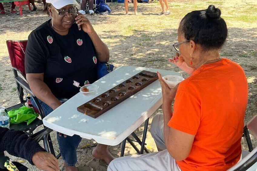 Locals Playing Wari