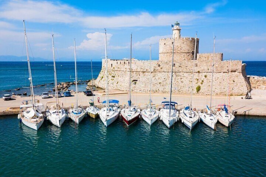 Self-Guided Audio Tour on Phone Attractions in Rhodes
