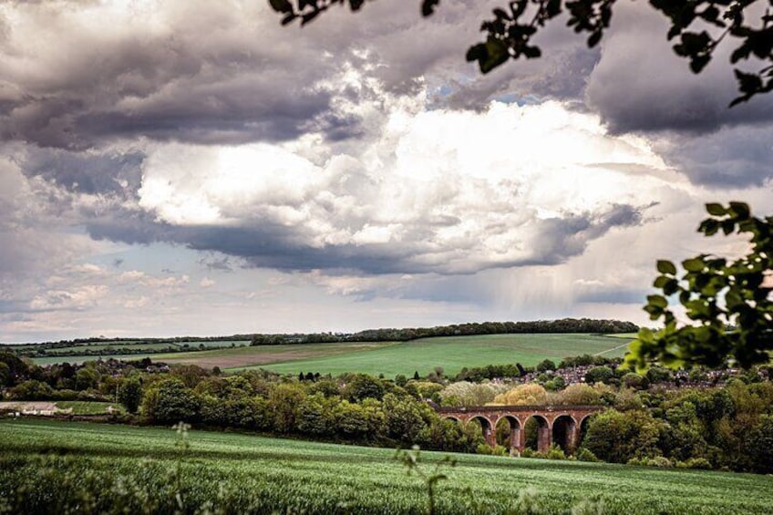 Breath-taking views of the Darent Valley