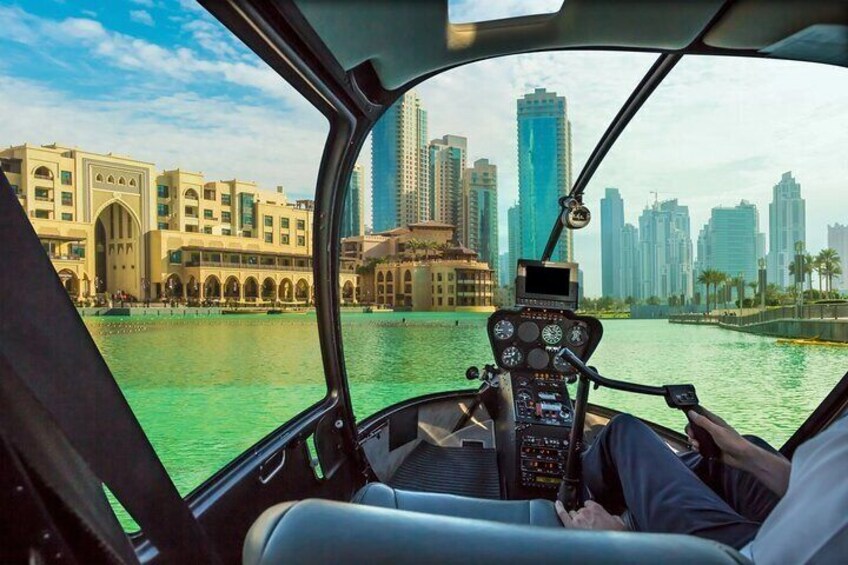 Helicopter City Tour Dubai With Private Transfers