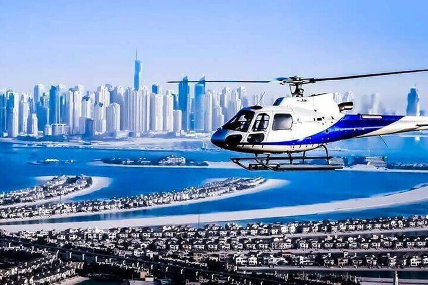 Dubai Heights : Helicopter City Tour with Transfer Options