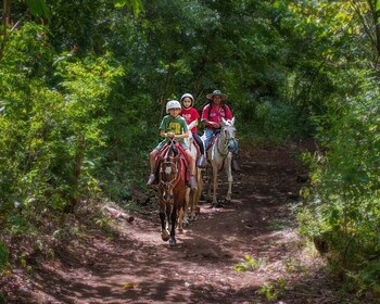 Équitation vers les cascades de Chorreas et de Victoria