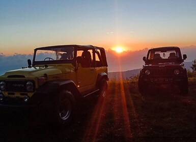 Mont Batur : excursion en jeep au lever du soleil et source d'eau chaude na...