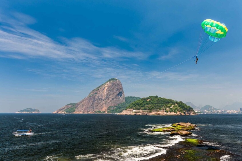 Picture 4 for Activity Rio de Janeiro: 2-Hour Boat Trip with Parasailing