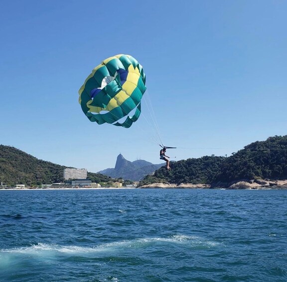 Picture 9 for Activity Rio de Janeiro: 2-Hour Boat Trip with Parasailing