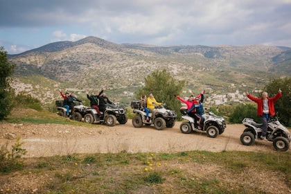 Au départ de Hersonissos : Safari en quad dans les montagnes de Crète