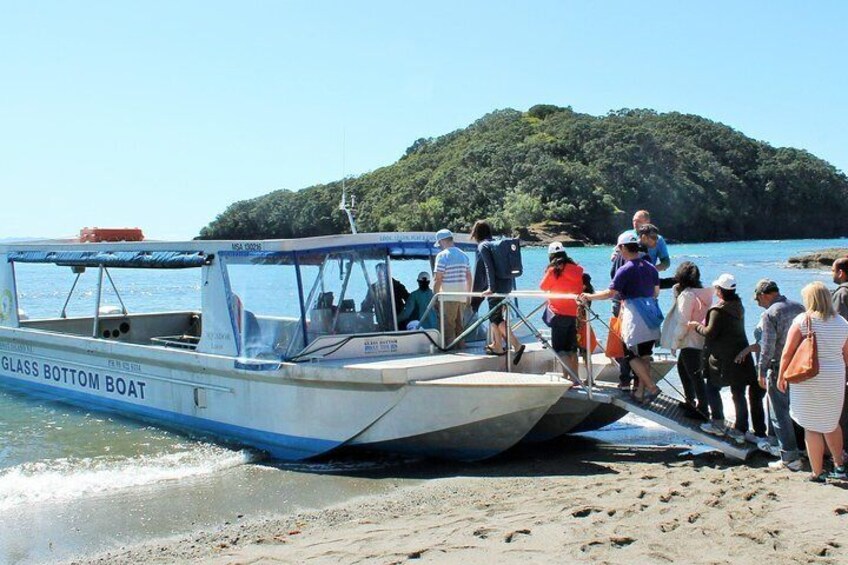 Safe, dry loading on the beach