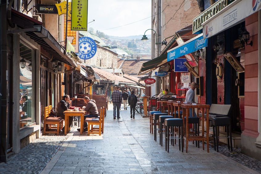 Walking Tour of Sarajevo's Historic Town with Bosnian Food & Coffee
