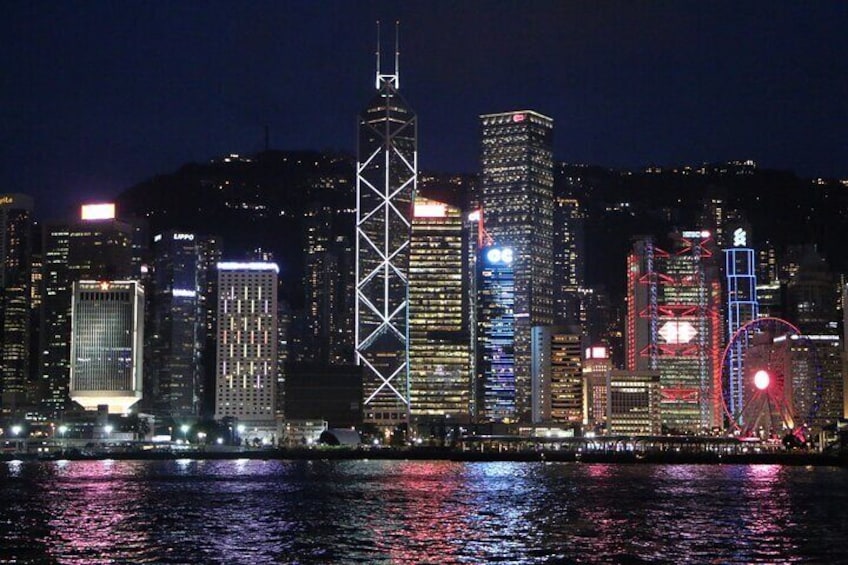 skyline at Victoria Harbour