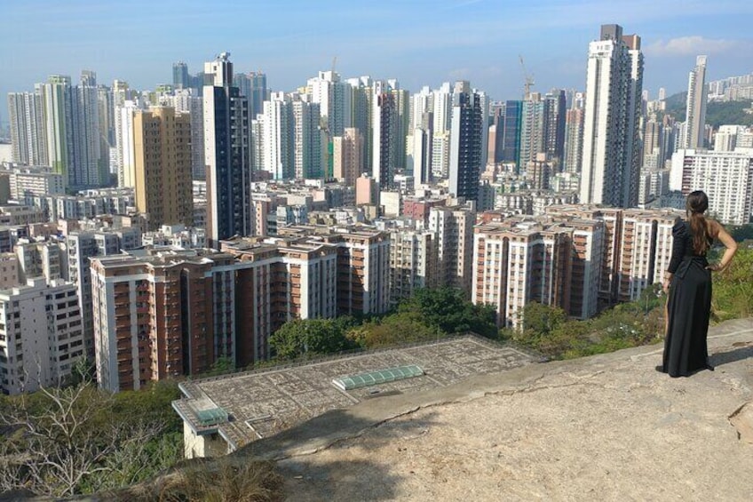 skyline of Kowloon