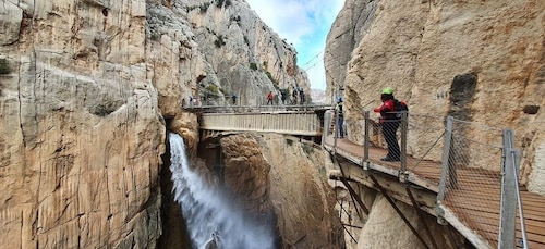 Vanuit Malaga: Caminito del Rey/Witte Dorpen Tour & Tapas