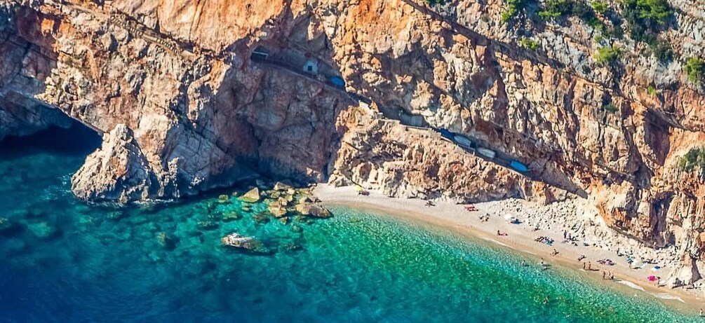 Picnic on secret beach