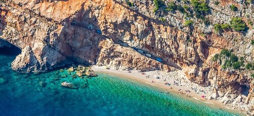 Picnic on secret beach