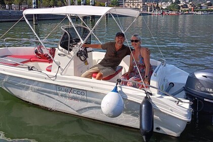 Four Hours Boat Rental in Lake Como