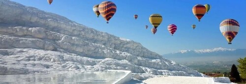 Pamukkale: Ture i varmluftsballon