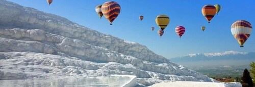 Pamukkale: Ture i varmluftsballon