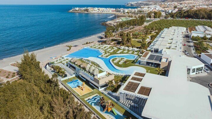 Aerial view of Perchel Beach Club