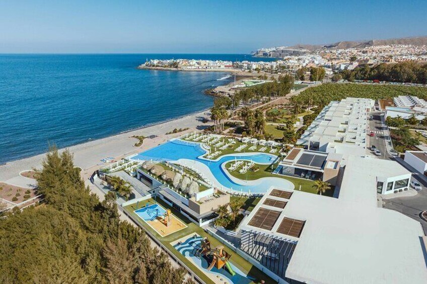 Aerial view of Perchel Beach Club