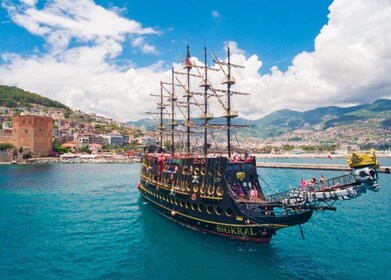 From Side: Alanya Pirate Boat Tour with Lunch