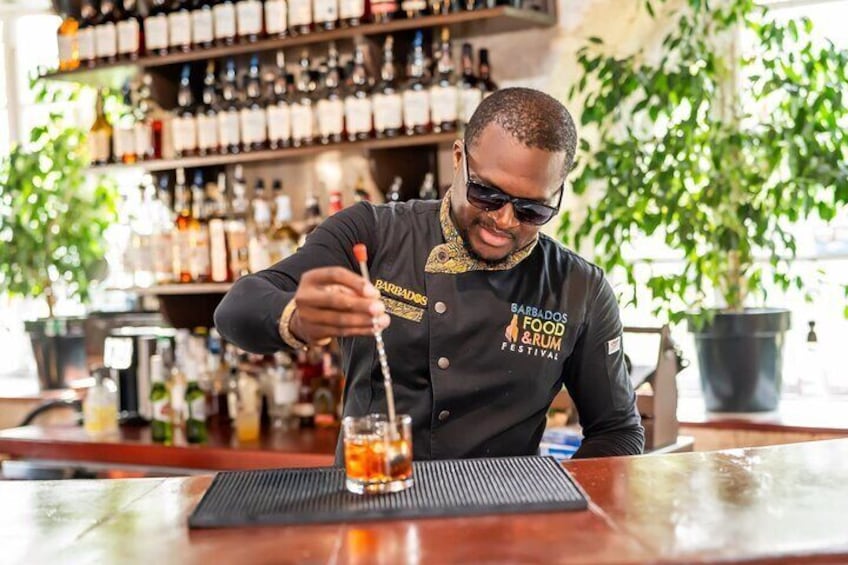 Mixology class in Barbados