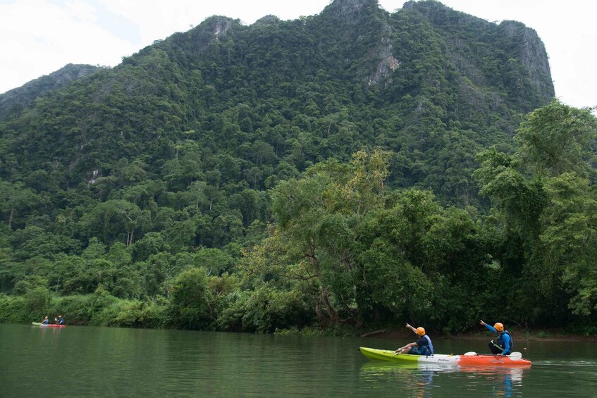 Picture 5 for Activity Vang Vieng: Kayaking & Cave Tubing with Zip Line/Blue Lagoon