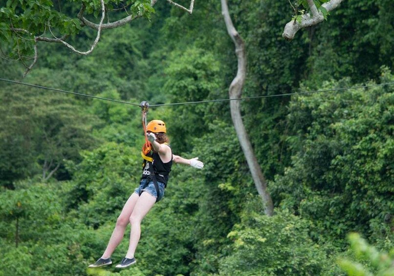 Picture 1 for Activity Vang Vieng: Kayaking & Cave Tubing with Zip Line/Blue Lagoon