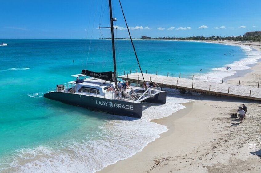 Live Saxophone Sunset Sail on Luxury Lady Grace Catamaran