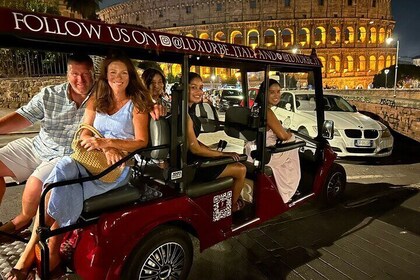 Rome by Night: Golf Cart Tour