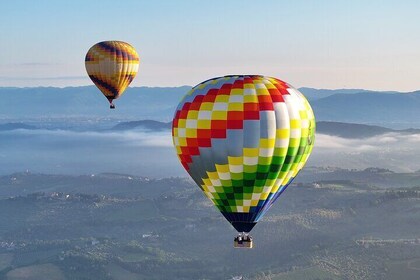 Private 3H Hot Air Balloon to Pienza Montalcino and Val D'orcia