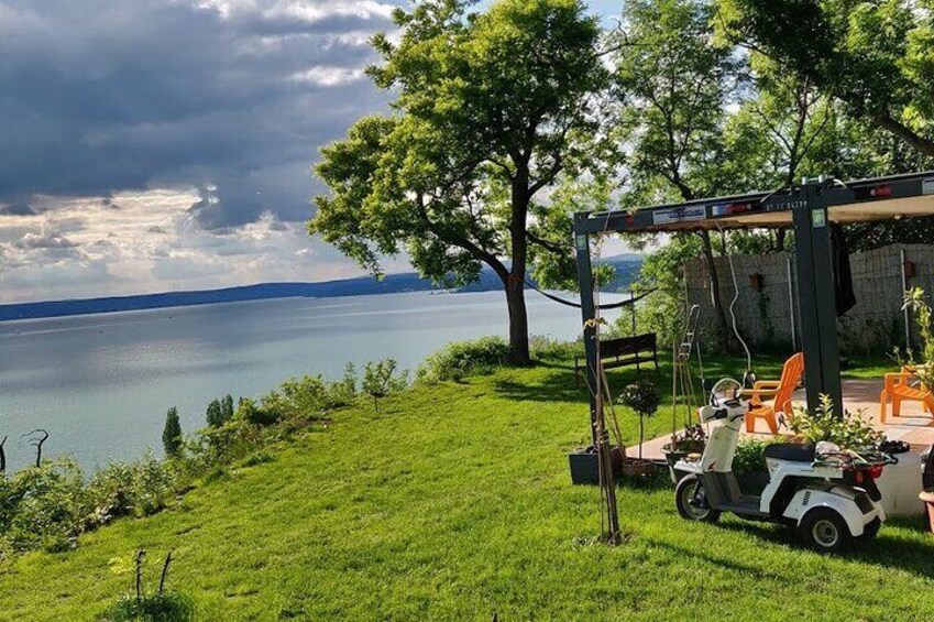 Relax and Tour in a Private Panoramic Garden on Lake Balaton