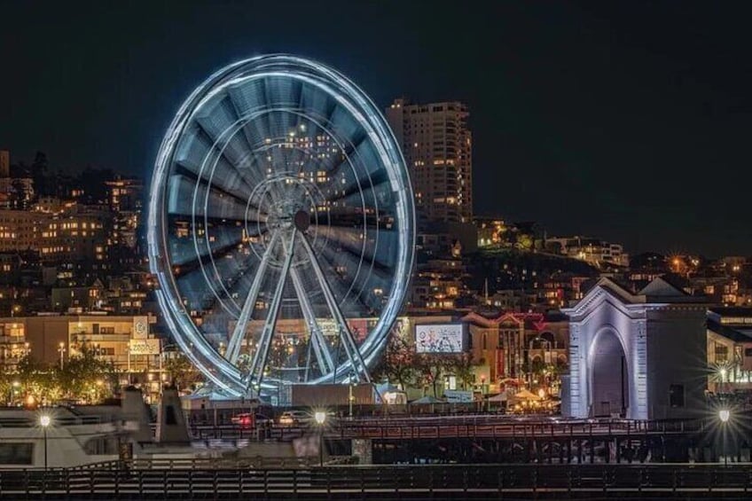 SkyStar Wheel Fisherman's Wharf at night