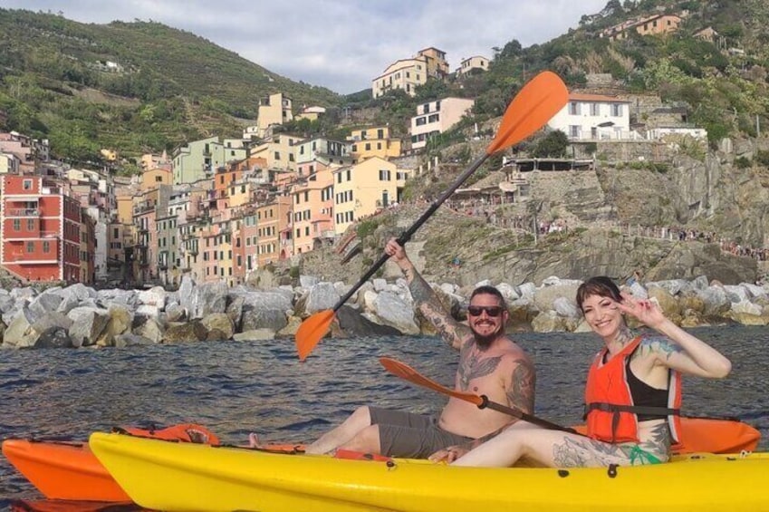 Cinque Terre Kayak Adventure from Riomaggiore