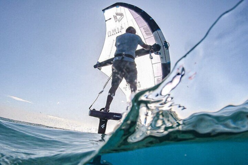 Wingfoiling Lesson in Caribbean