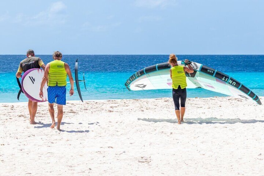 Wingfoiling Lesson in Caribbean