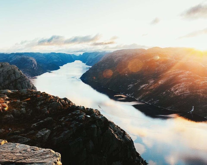 Picture 1 for Activity Stavanger: Guided Sunrise Hike to Pulpit Rock