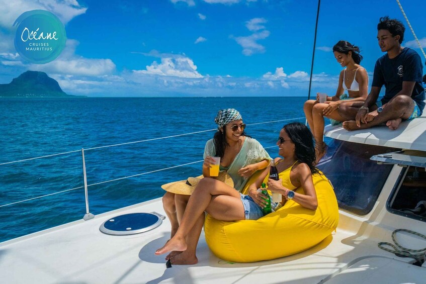 Picture 1 for Activity Ile Aux Bénitiers : Private OCÉANE Catamaran Full-Day Cruise