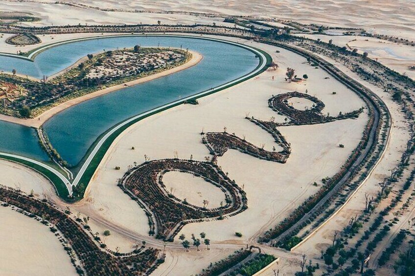 Love Lake Dubai Heart Shaped Lake Tour 