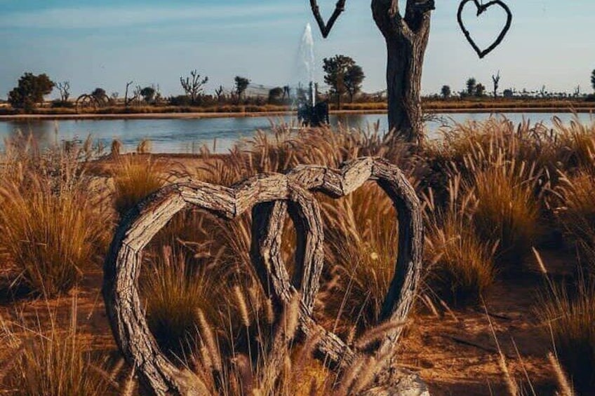 Love Lake Dubai Heart Shaped Lake Tour 