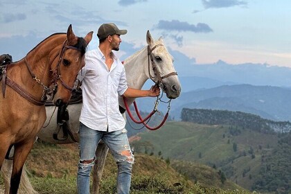 Horseback riding near Medellin