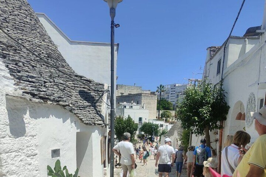 Tour to Alberobello, Locorotondo and Ostuni from Brindisi