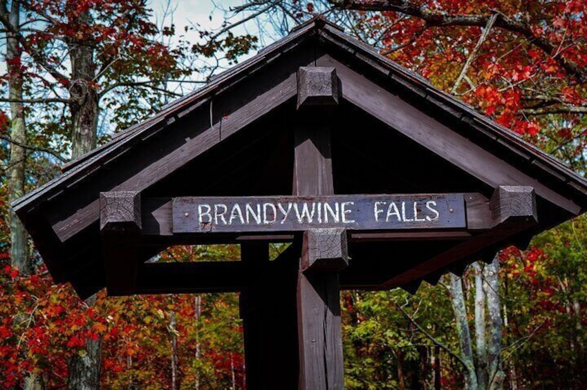 Brandywine Falls Sign