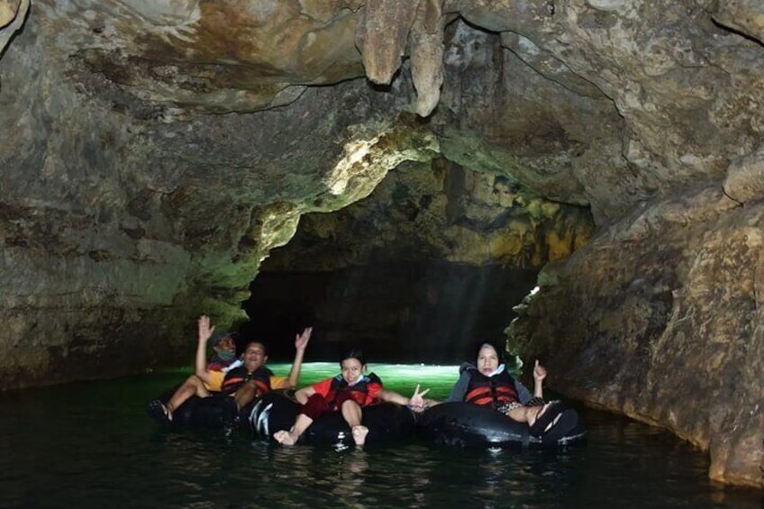 Jomblang Cave Pindul Cave and Oyo River Tubing Private Day Tour